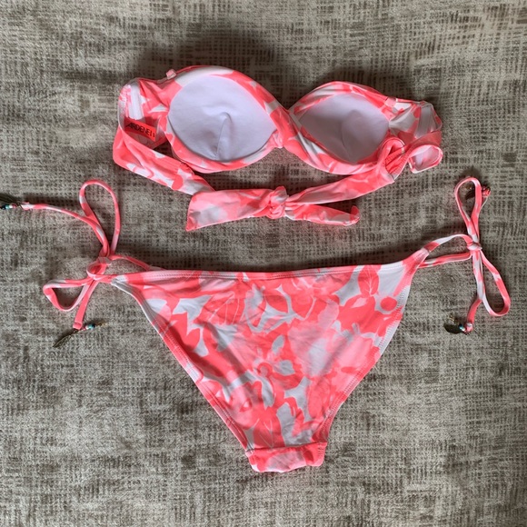 Ardene Side-Tie Bikini Set w/ Removable Straps - Picture 2 of 4